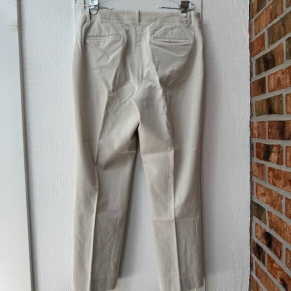 Talbots Cropped Summer Pant, Ivory, size 10 - Picture 7 of 9